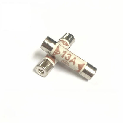 20Pcs BS1362 British Plug Fuse 1A 2A 3A 5A 10A 13A 15A 20A 6X25mm Ceramic Fuse Tube