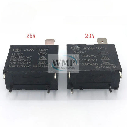 New Original Relay HF HF102F JQX-102F 12VDC 20A 25A 4Pin for AirCon Air Conditioning Water Heater