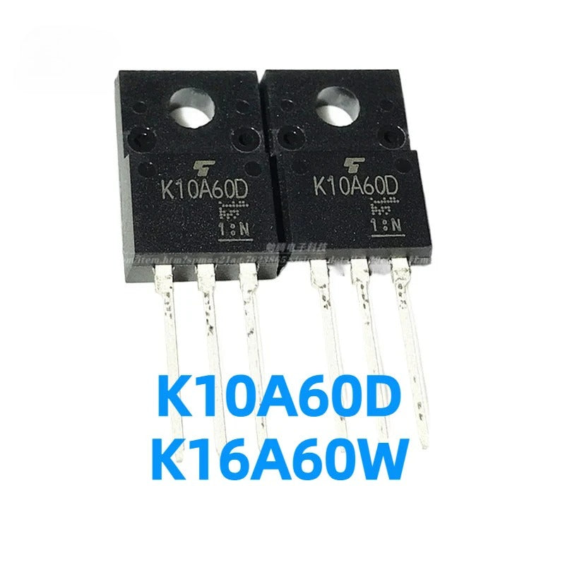5Pcs Original K10A60D K16A60W TO-220F MOSFET Power Transistors for Inverter New