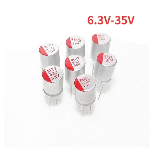 Solid Electrolytic Capacitor Super Low ESR DIP 6.3V 10V 16V 25V 35V 100UF 220UF 470UF 1000UF 1500UF 1800UF 2200UF