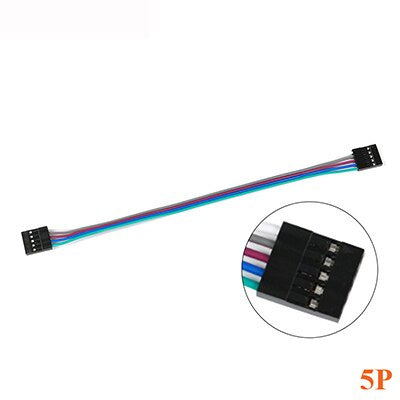 10Pcs Dupont Line 20cm 2.54mm Female To Female 2P/3P/5P/6P/7P/8P/9P/10P/12P Color Breadboard Cable Jump Wire Jumper for Arduino