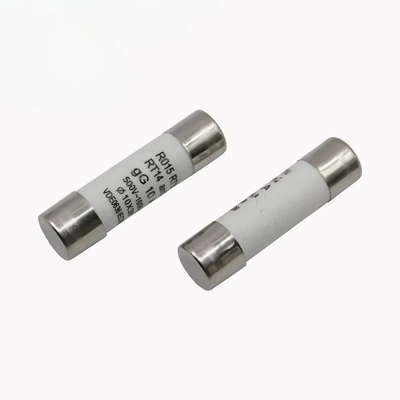 5Pcs Ceramic Fuse R015 Fuse 0.5A 500V 2A/3A/4A/5A/6A/8A/10A/16A/20A/25A/32A 10*38mm RT18 RO15 Ceramic Fuse