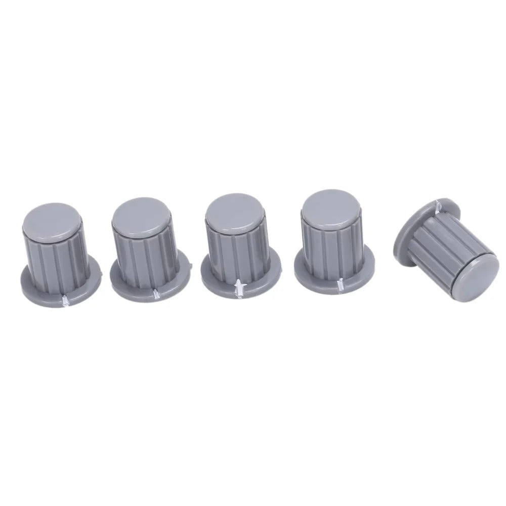 5Pcs Plastic Knob Potentiometer Knob Cap Copper Core Knob Cap Aperture 4mm for WXD3 WH5-1A