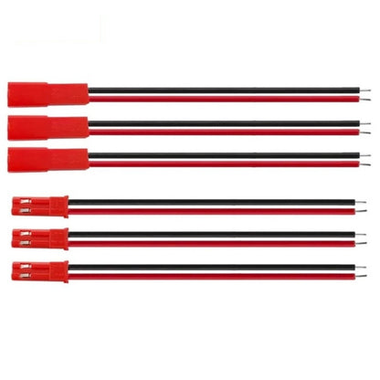 100mm 200mm 2 Pin JST Plug Connector Male+Female Plug Connector Cable Wire for RC Toys Battery LED Lamp