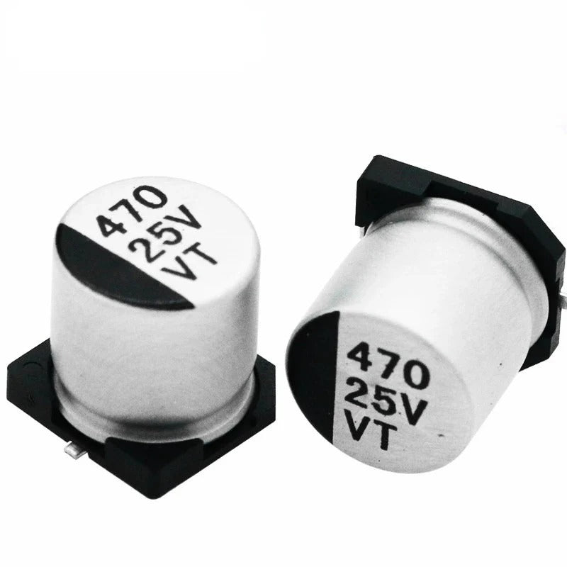 20Pcs SMD Capacitor 25V 35V 10UF 22UF 33UF 47UF 100UF 220UF 330UF 470UF Aluminum Electrolytic Capacitor