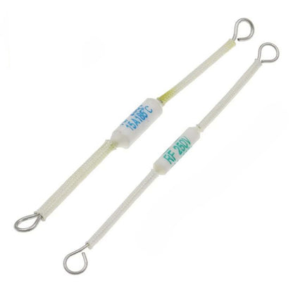 10Pcs RF Rice Cooker Ceramic Temperature Fuse 10A/15A/20A 250V Ceramic Temperature Fuse For Electric Rice Cooker Safeguard Resistance 165/185/216/230/240Degrees