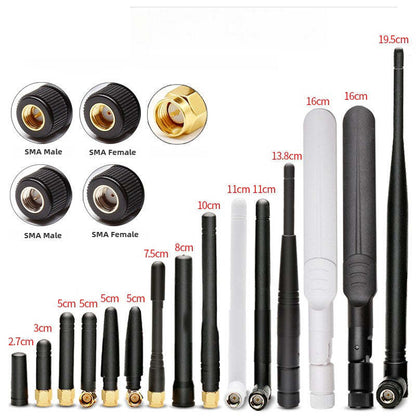 2Pcs WIFI Antenna 2.4G 5G 5.8G SMA Male Female Universal Antena Wifi for Amplifier WLAN Router Signal Booster Antenne