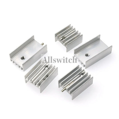 10pcs TO-220 Heatsink Aluminium TO 220 Heat Sink Transistor Radiator TO220 Cooler Cooling