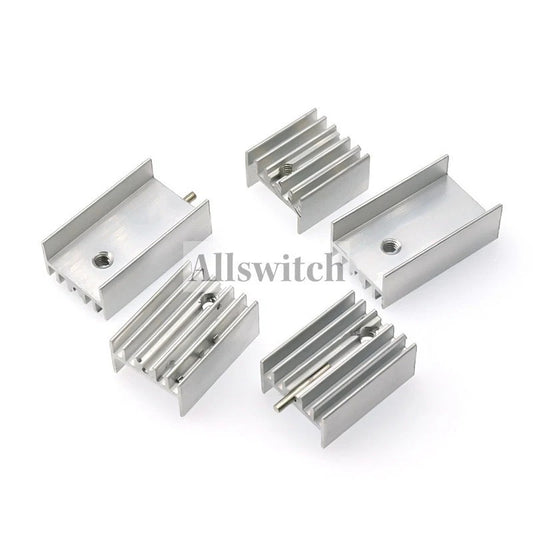 10pcs TO-220 Heatsink Aluminium TO 220 Heat Sink Transistor Radiator TO220 Cooler Cooling
