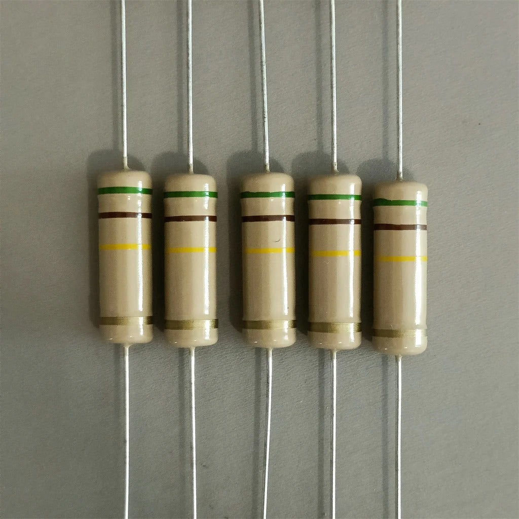 5W Carbon Film Resistor 150K 330K 470K 510K High power resistor For electric welding machine Arc initiation plate Welding Machine Accessories