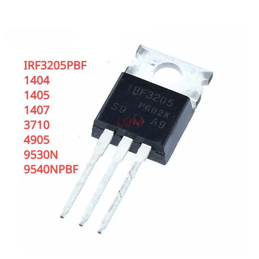 5Pcs Original TO-220 Power Mosfet Transistor IRF3205PBF 1404 1405 1407 3710 4905 9530N 9540NPBF