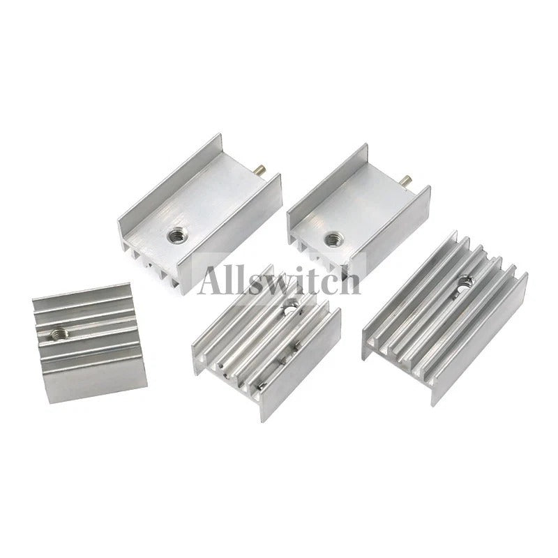 10pcs TO-220 Heatsink Aluminium TO 220 Heat Sink Transistor Radiator TO220 Cooler Cooling