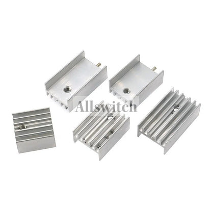 10pcs TO-220 Heatsink Aluminium TO 220 Heat Sink Transistor Radiator TO220 Cooler Cooling