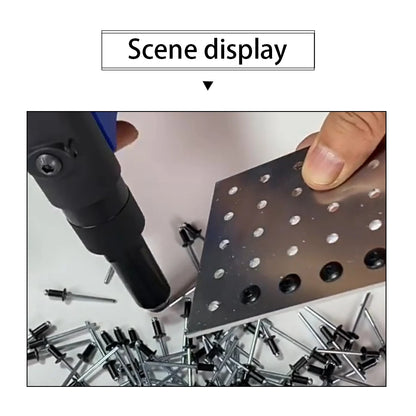 JUIDINTO 5~50pcs Aluminum Blind Rivet M2.4 M2.8 M3.2 M4 M5 Black Dome Head Blind Pop Rivets for Metal Plastic