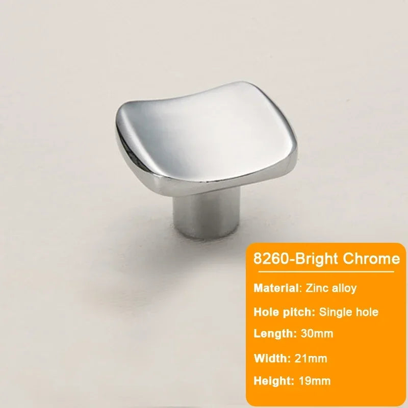 JUIDINTO 16-32mm Kitchen Shoes Cabinet Handle Square Single Hole Drawer Door Handle Vintage Brass Small Drawer Furniture Handle