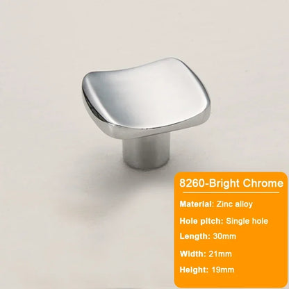 JUIDINTO 16-32mm Kitchen Shoes Cabinet Handle Square Single Hole Drawer Door Handle Vintage Brass Small Drawer Furniture Handle
