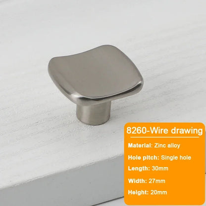 JUIDINTO 16-32mm Kitchen Shoes Cabinet Handle Square Single Hole Drawer Door Handle Vintage Brass Small Drawer Furniture Handle