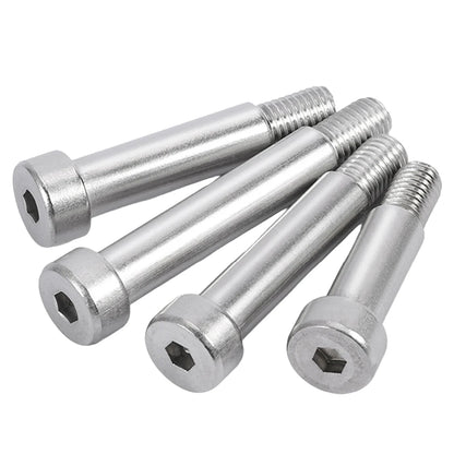JUIDINTO 1-20pcs 304 Stainless Steel Shoulder Screws Hex Socket Bolts M2 M2.5 M3 M4 M5 M6 M8 M10 Shoulder Bolt for Machinery Use