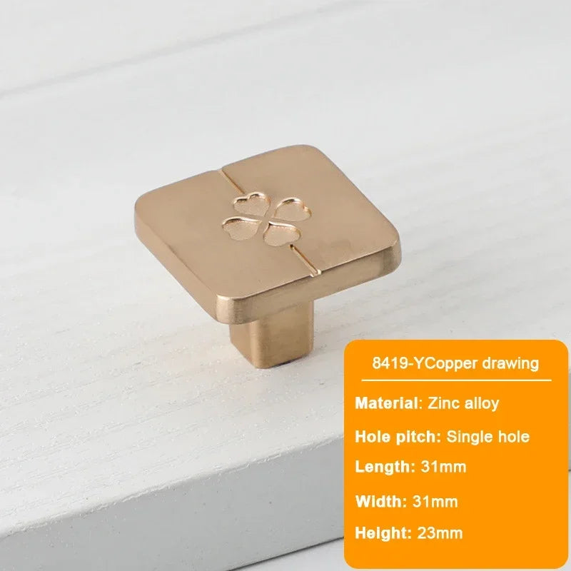 JUIDINTO 16-32mm Kitchen Shoes Cabinet Handle Square Single Hole Drawer Door Handle Vintage Brass Small Drawer Furniture Handle