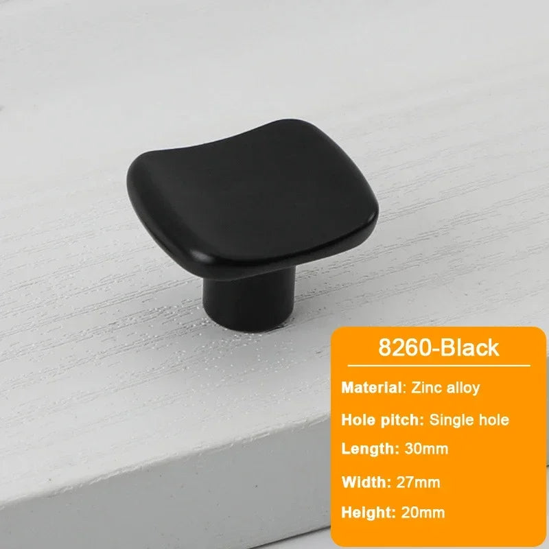 JUIDINTO 16-32mm Kitchen Shoes Cabinet Handle Square Single Hole Drawer Door Handle Vintage Brass Small Drawer Furniture Handle