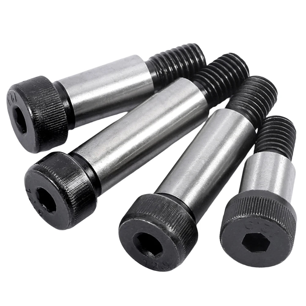 1–5Pieces 12.9 Grade Steel Hex Socket Shoulder Screw M5 M6 M8 M10 M12 M16 Socket Head Cap Shoulder Bolt for Heavy Duty Machinery