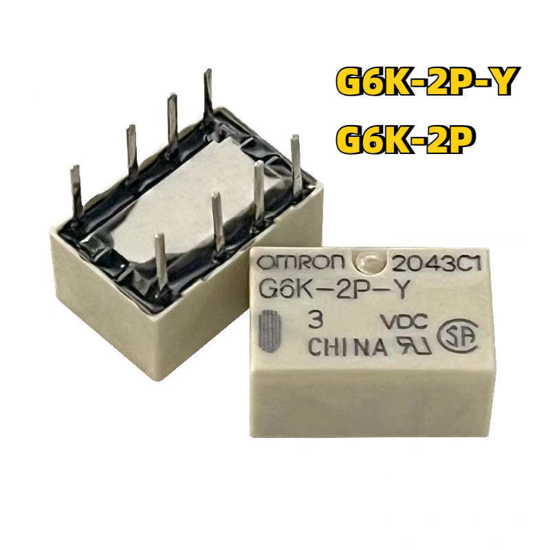New Original Relay G6K-2P-Y-3V 5V 4.5V 12V 24V G6K-2P-5V G6K-2P-12V Relay