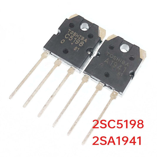 New 2SC5198 2SA1941 5198 1941 High-Power Audio Transistors TO-3P