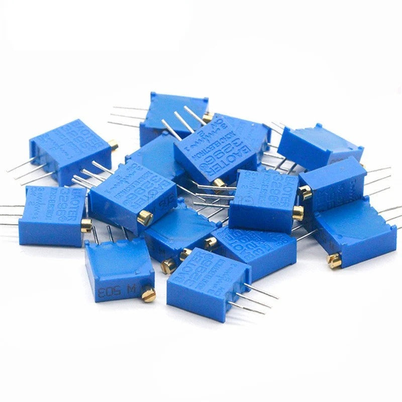3296W Potentiometer High Precision Variable Resistor 20R-2M 20R 100R 200R 500R 1k 2k 5K 10K 20K 50K 100K 200k 500k