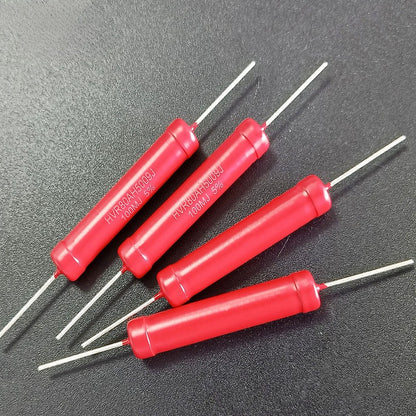1Pc HVR80-5W Non Inductive High Voltage Resistor Red