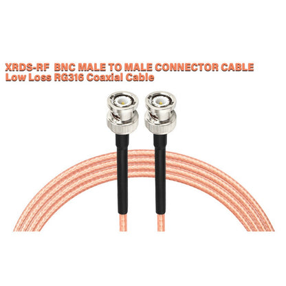 1M 3.28FT RF BNC Cables 50 Ohm BNC Male Cable RG316 Antenna Cable for Antenna Scanners Handheld Ham Radios Etc.