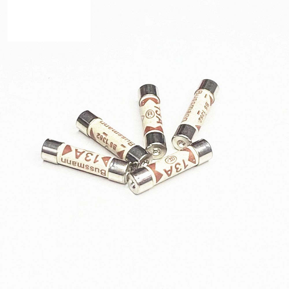 10Pcs BS1362 Fuses 6*25 British Fuses Filling Sand Riot Ceramic Fuse 6x25mm 3A 5A 10A 13A 15A 240V