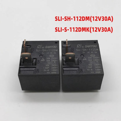 SANYOU Relay SLI-SH-112DM SLI-S-112DMK 4Pin 12V30A Relay Original for Water Heater