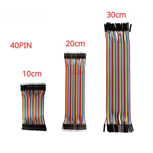 Dupont Line 10CM 20CM 30CM 40PIN Male To Male + Female To Male + Female To Female Jumper Dupont Wire Cable 400 Points Breadboard