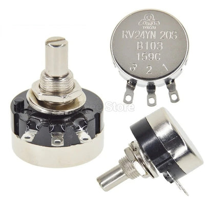 Potentiometer RV24YN20S B102 B202 B502 B103 B203 B503 B104 Ohm 1K 10K 20K 50K 100K 500K Ohm Potentiometer Adjustable Resistor