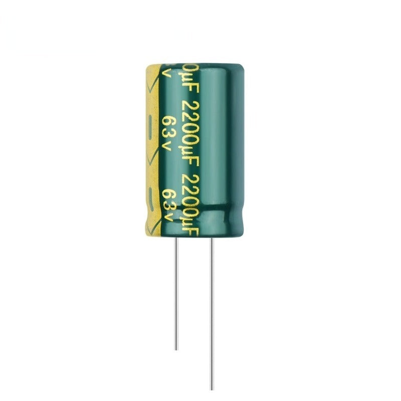 Aluminum Electrolytic Capacitor 63V High Frequency Low ESR 63V 100UF 220UF 470UF 1000UF 2200UF Low Resistance
