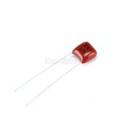 100Pcs CBB Capacitors P5 63V 100V 102J 472J 103J 223J 473J 104J 474J 105J 224J CBB Capacitor P=5MM