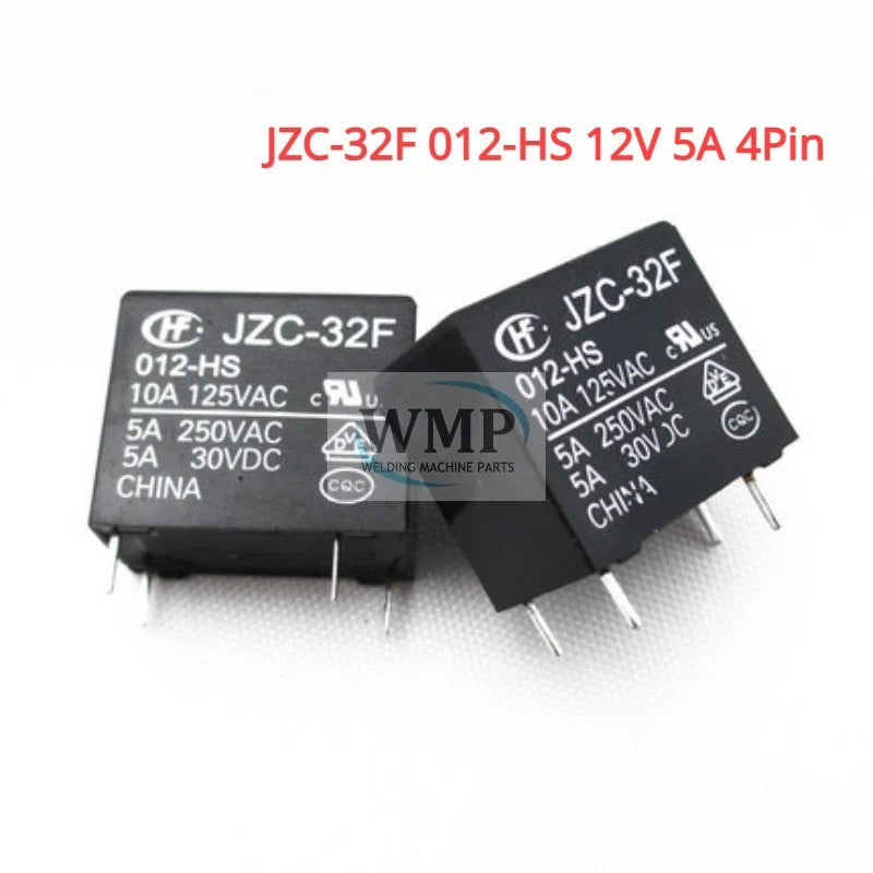 5Pcs Original HF Relay JZC-32F 012-HS 12V 5A 4Pin New