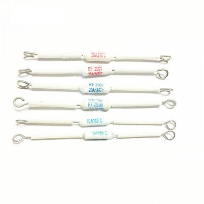 5Pcs RF Rice Cooker Ceramic Thermal Fuse Cutoff 250V 10A 15A 20A  Temperature Fuse