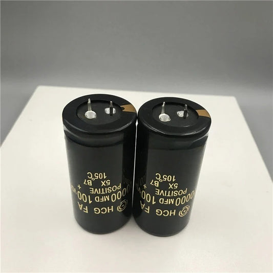 1Pcs Original Capacitor 100V/125V/160V 10000UF Audio Capacitor DC capacitor amplifier audio filter capacitor