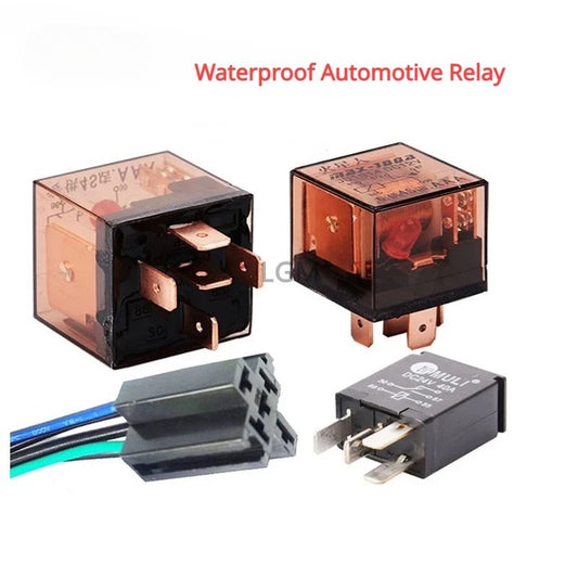DC 12V / 24V 40A 100A 5Pin Waterproof Automotive Relay  SPDT Car Control Switch Device Car  High Capacity Relay