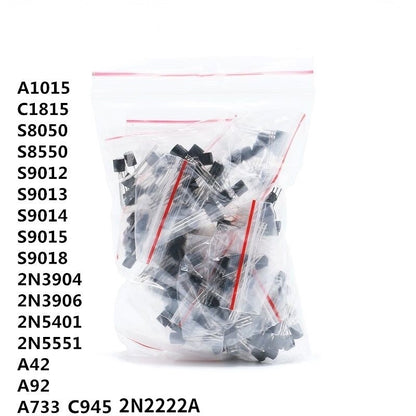TO-92 Commonly-used Transistor S9013 S9014 9015 9018 A1015 C1815 A42 A92 2N5401 2N5551