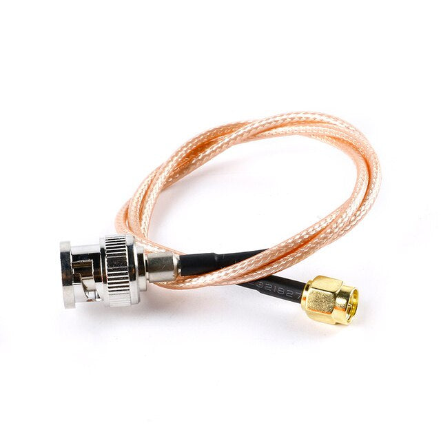 BNC-J Male To SMA-J Male Pug Connector RG316  RF Coax Cable Assembly Wire 15/30/50/100cm