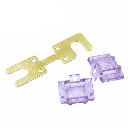 2Pcs ANS Gold Plated Stud Car Fuses Mini Car Stereo Audio AFS Fuse 20A 30A 40A 50A 60A 70A 80A 100A 125A 150A 175A 200A