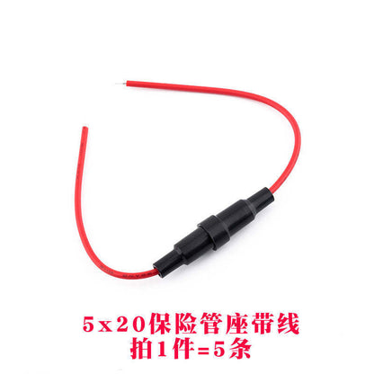 Fuse Holder for Glass Fuse Tube 5X20mm 6X30mm Fuse Box Fuse Clip BLX-A