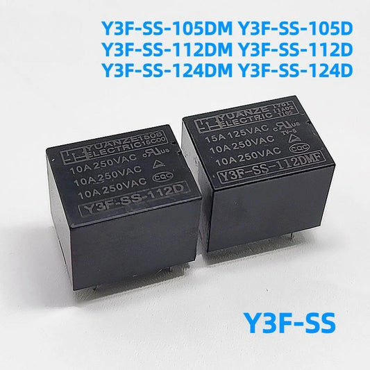 2Pcs Original Relays T73 Y3F-SS-105DM Y3F-SS-105D Y3F-SS-112DM Y3F-SS-112D Y3F-SS-124DM Y3F-SS-124D