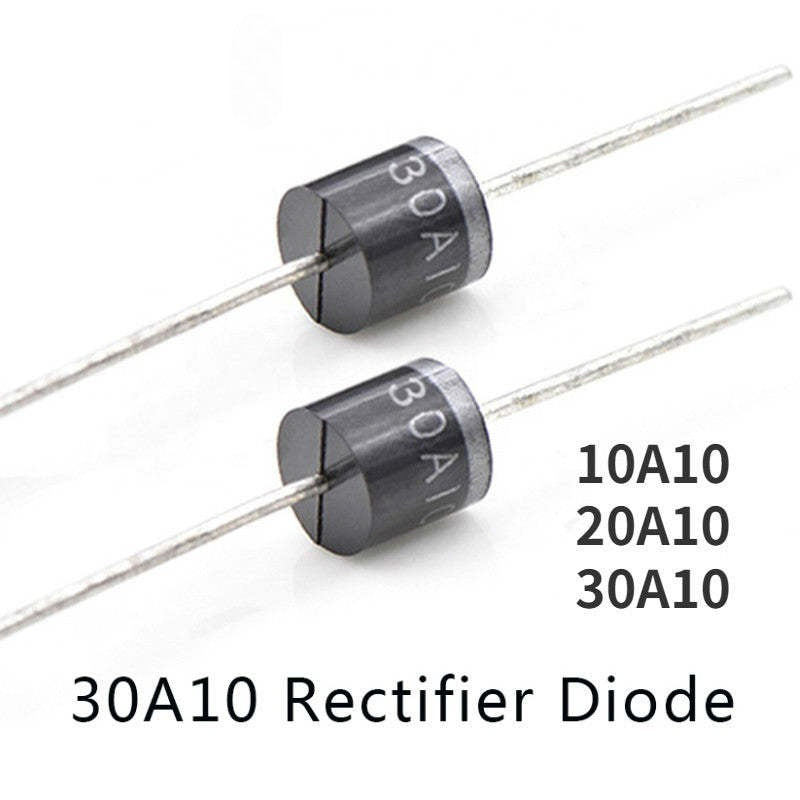 10Pcs Original 10A10 20A10 30A10 Rectifier Diode 10A 20A 30A 1000V 2000V R-6