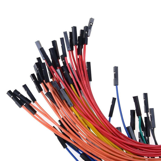 20Pcs 26AWG Soft Silicon Wire 1Pin Female To Female Jumper Wire Dupont Cable 25cm