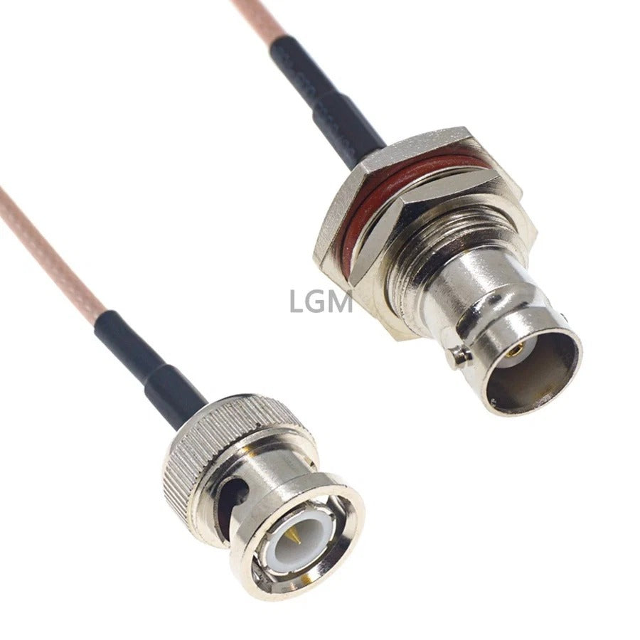 RG316 Wire BNC To BNC Connector Male Female Q9 Plug Jack Crimp Connector RG316 Cable Extension RF Brass Copper Coaxial WIFI Coax Jumper