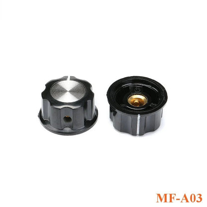Potentiometer Knob Cap MF-A01 MF-A02 MF-A03 MF-A04 MF-A05 Rotary Switch Knobs Caps 6mm for RV24 3590S WHT118 WXD3