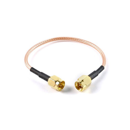 2Pcs RG316 SMA Male Plug To SMA Male Connector Wire Terminal Crimp RF Coaxial Jumper Pigtail Cable for Radio Antenna